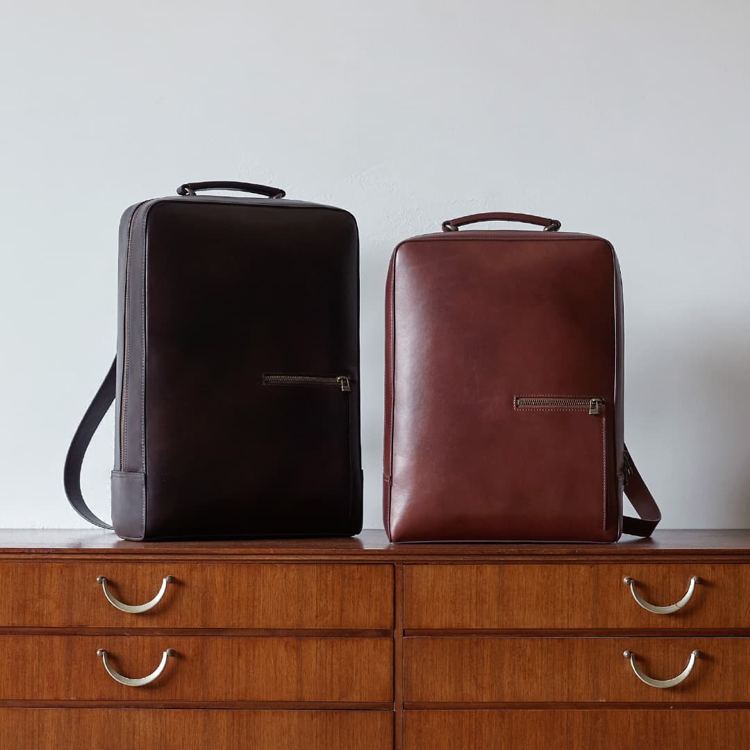 Antique Square Backpack Large