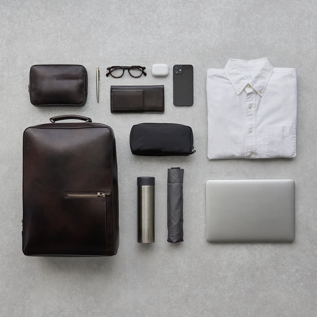 Antique Square Backpack Large