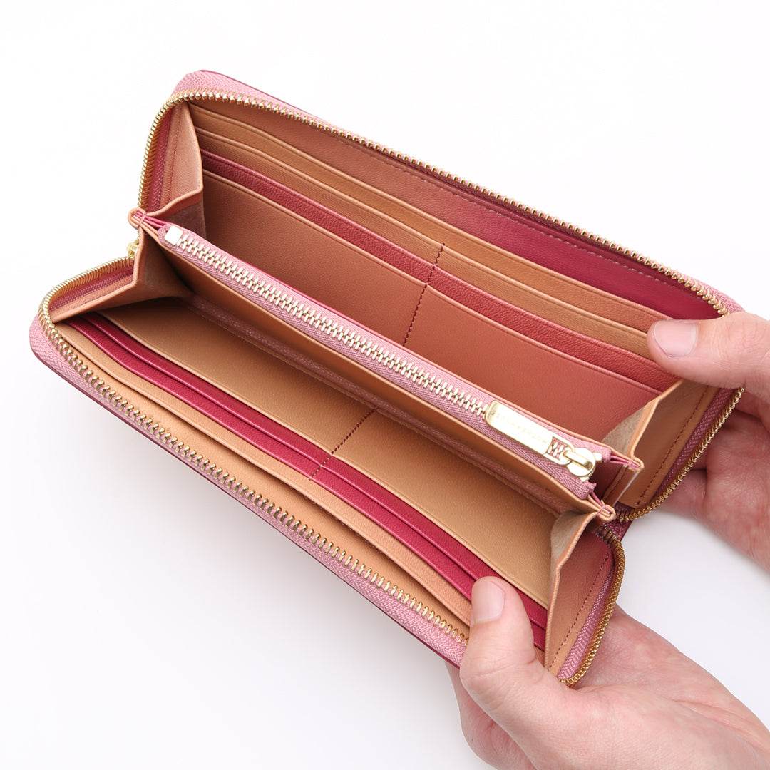 Irodori Round Long Wallet