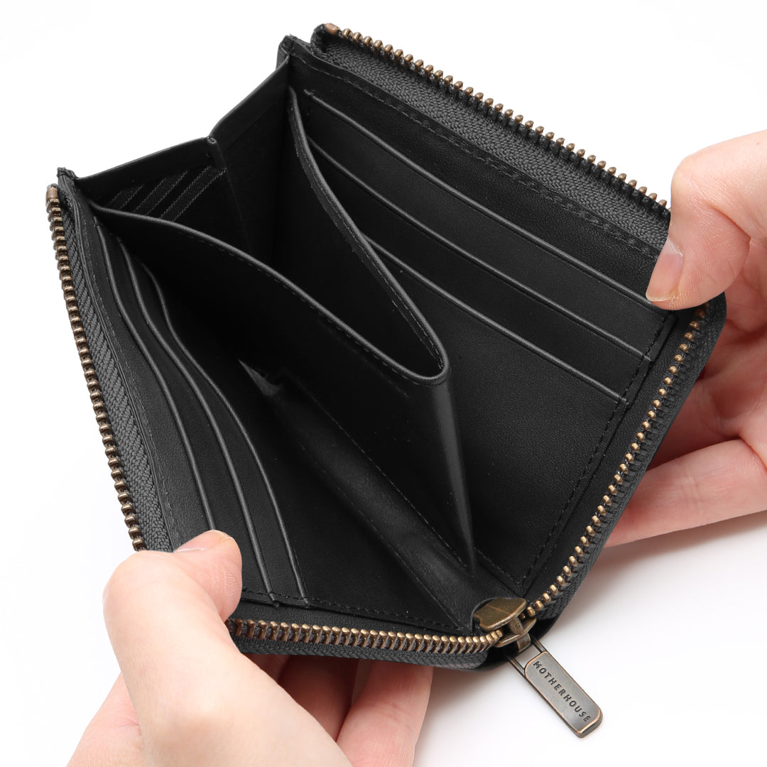 Antique L Style Half Wallet