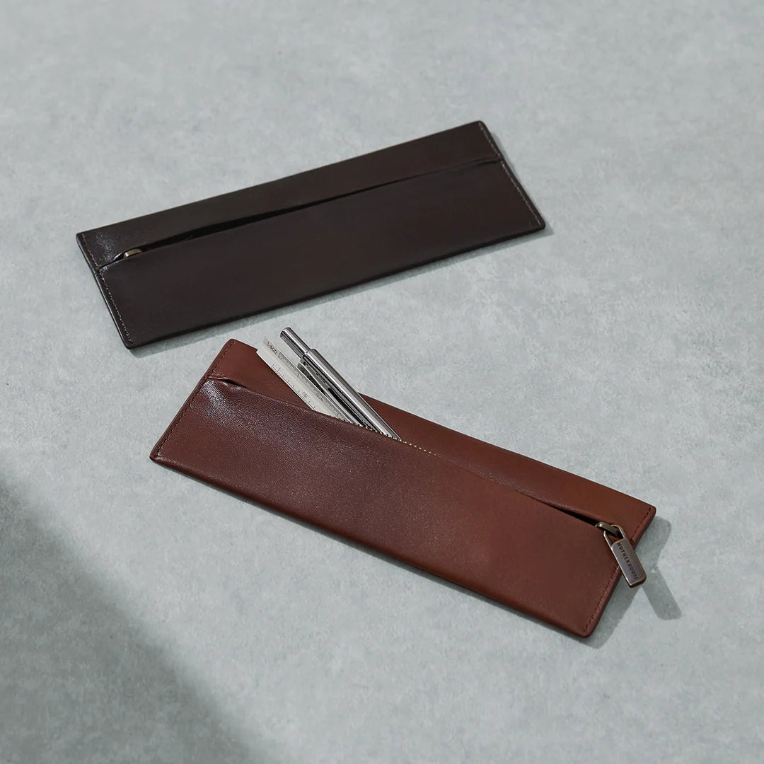 Antique Flat Pen Case