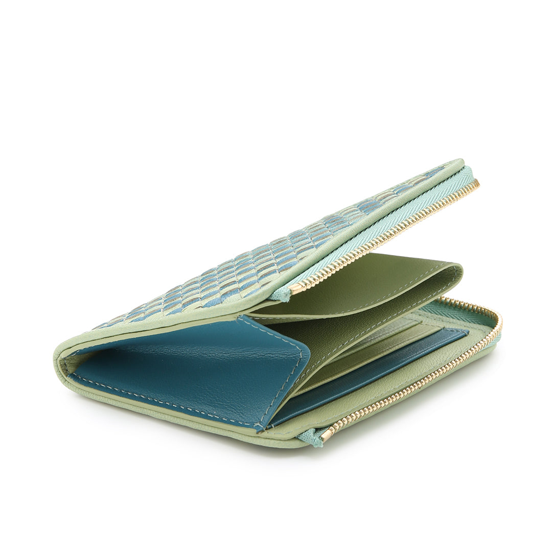 Irodori Mesh L Style Half Wallet