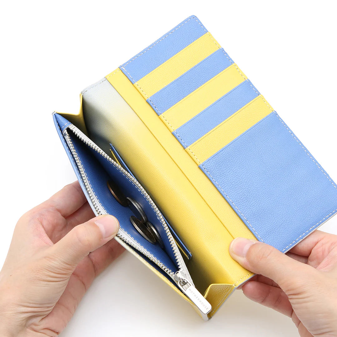 Irodori Tri-color Long Wallet