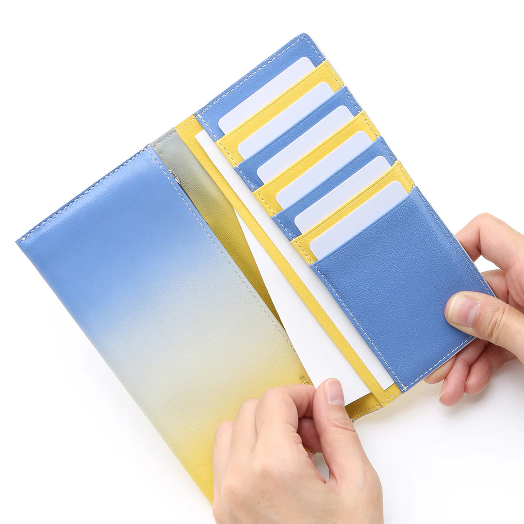 Irodori Tri-color Long Wallet