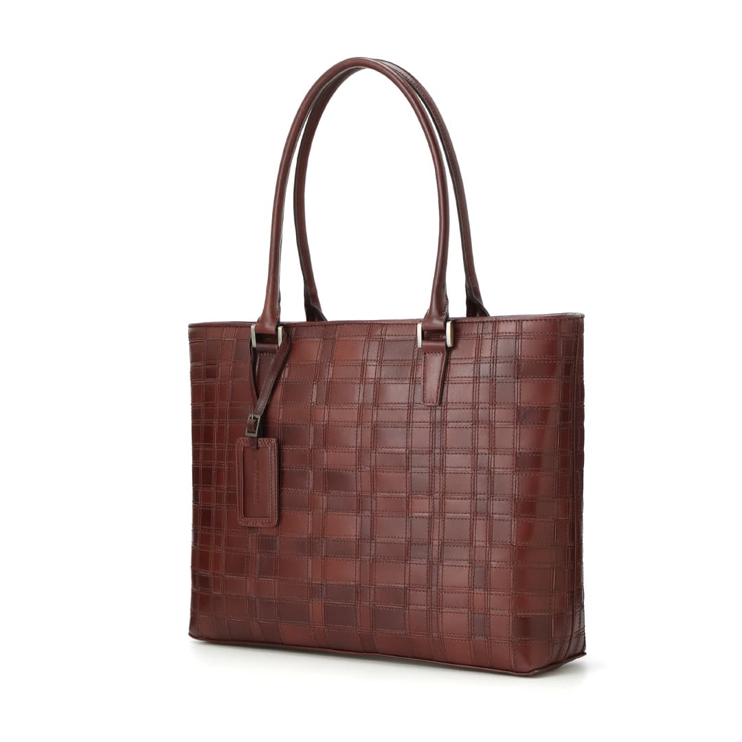 Antique Mesh Slim Tote