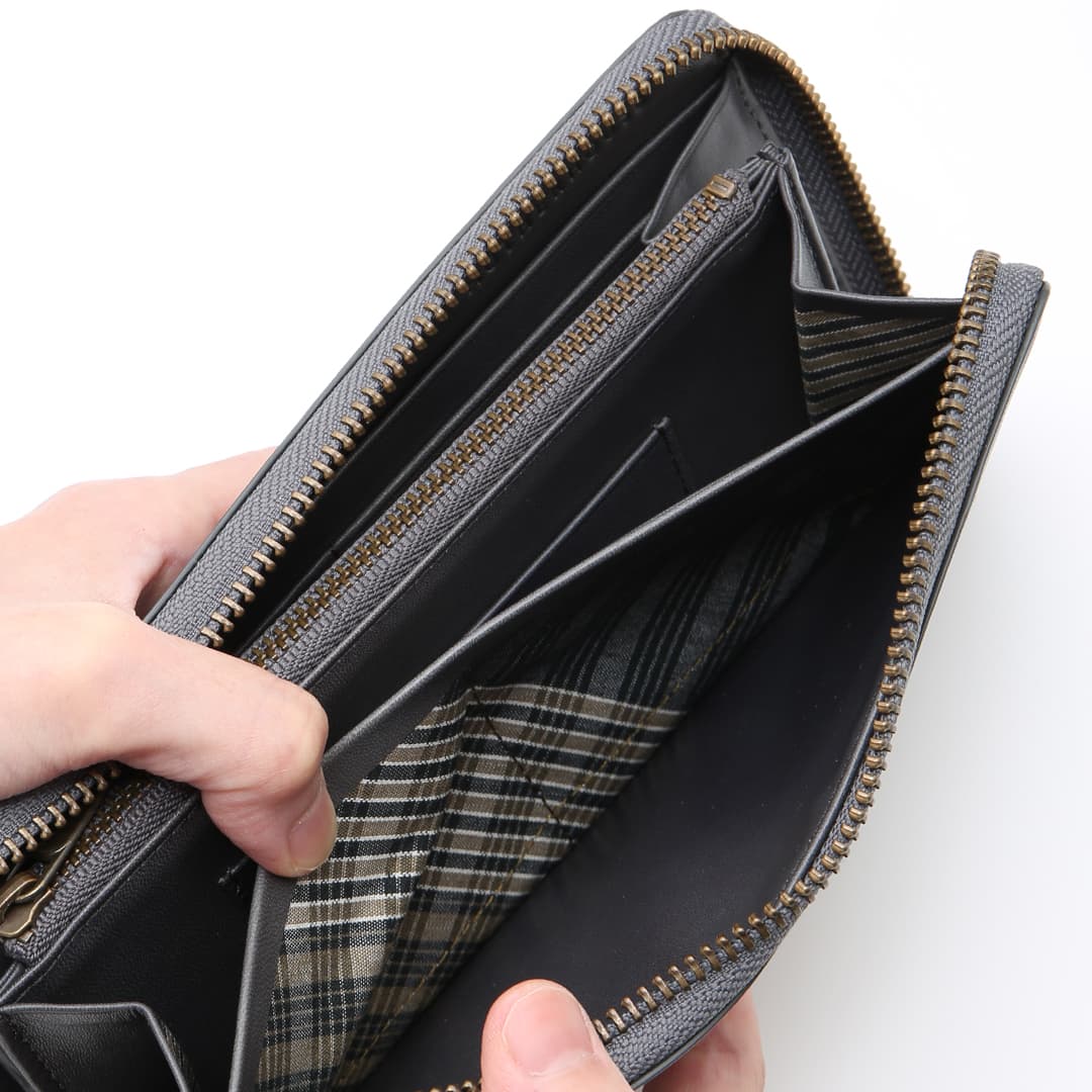 Antique Round Long Wallet