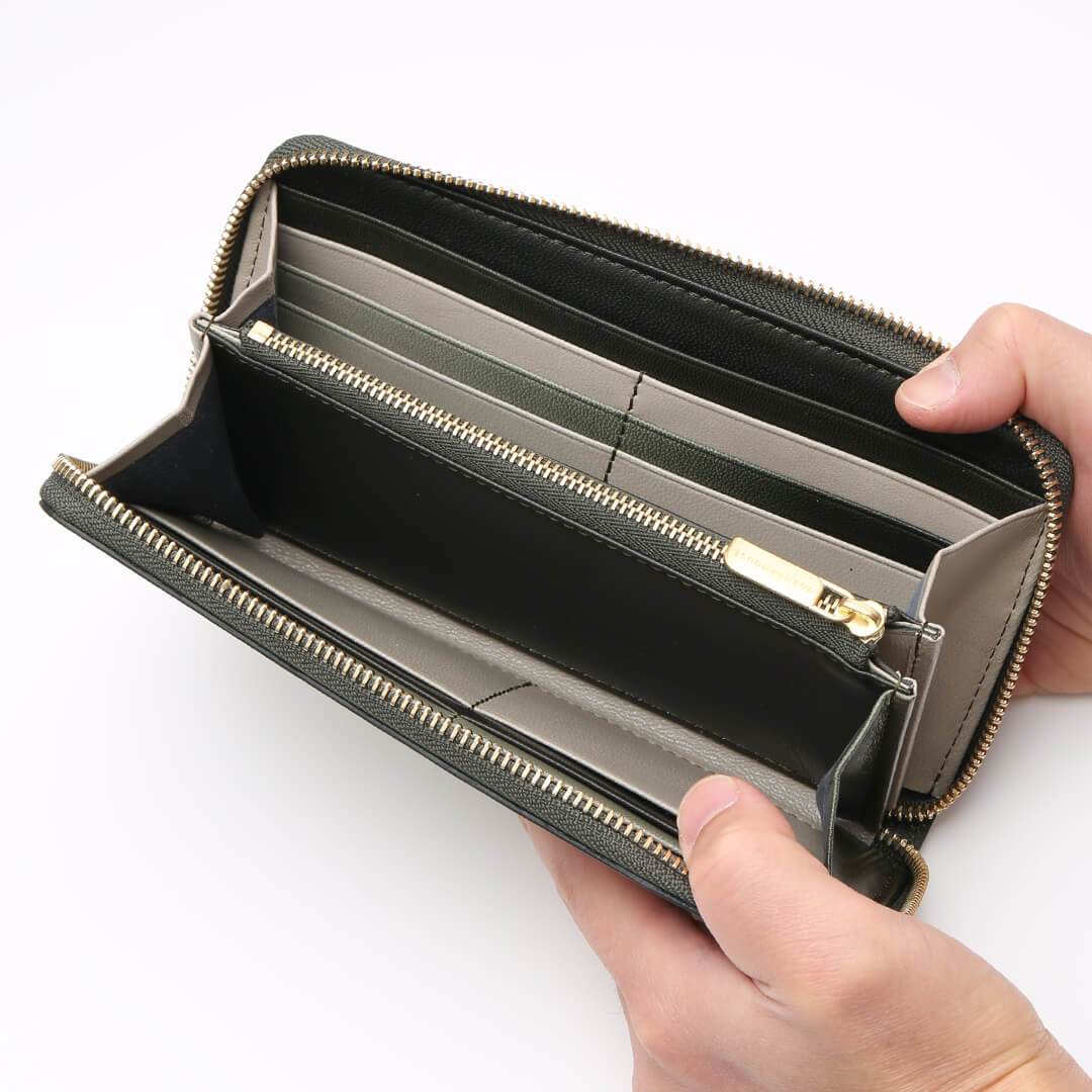 Irodori Round Long Wallet