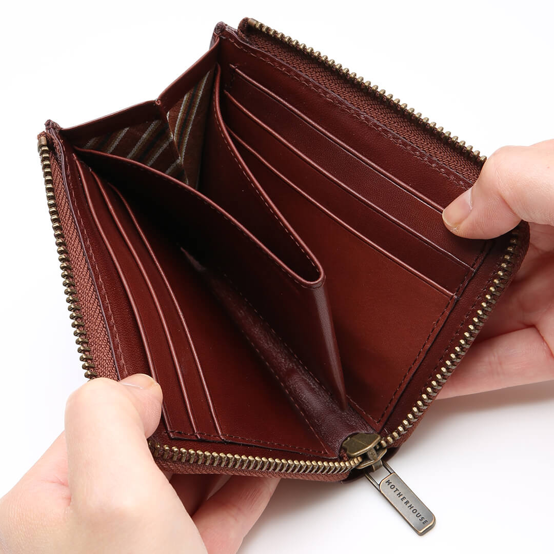 Antique L Style Half Wallet