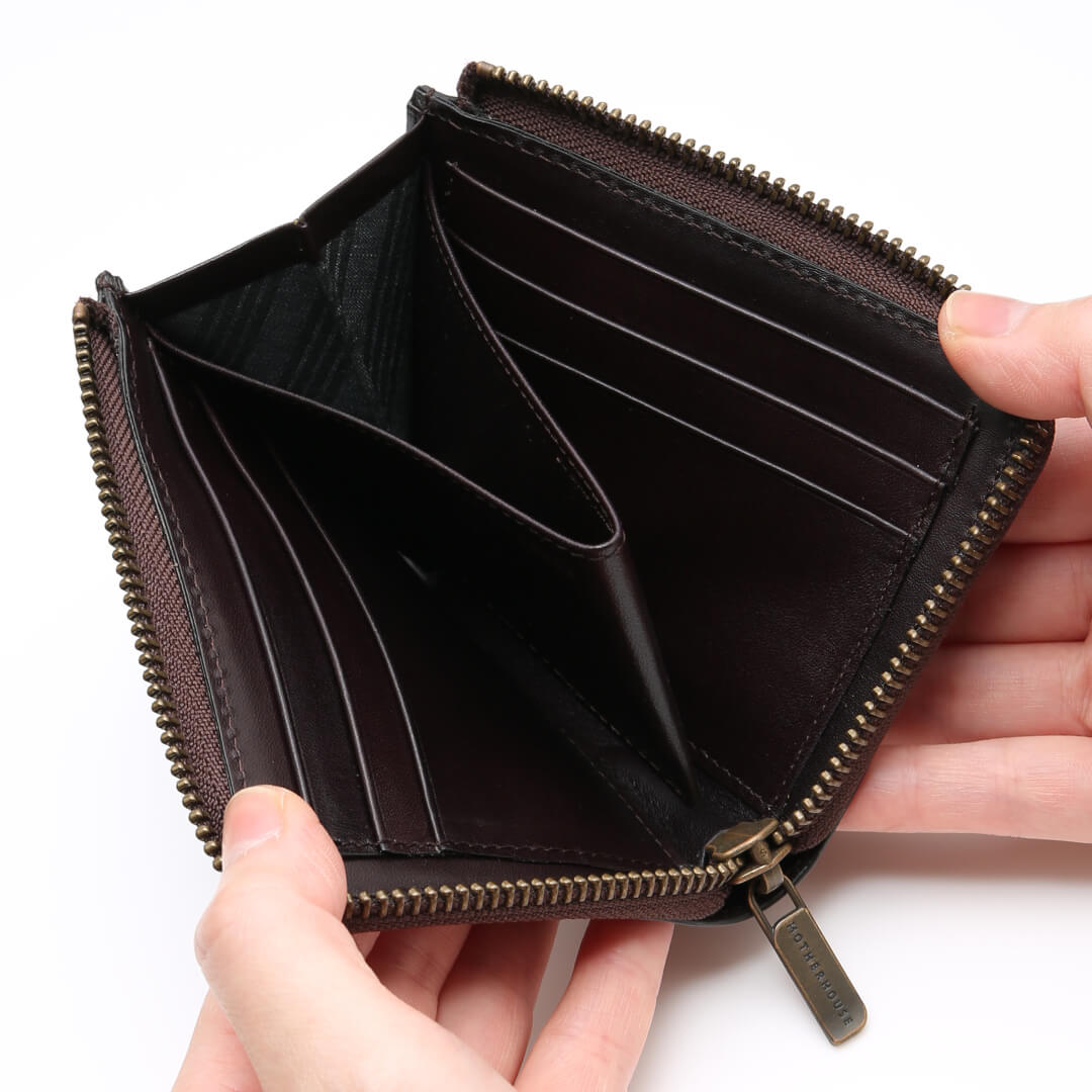 Antique L Style Half Wallet