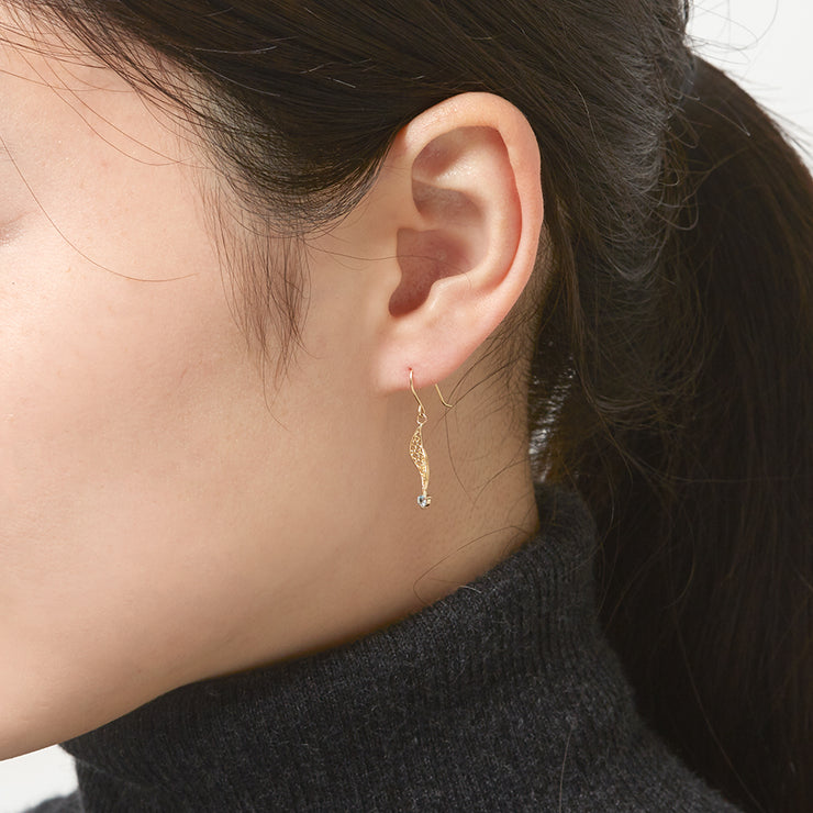 Hanakaze Pierced Earrings - MOTHERHOUSE