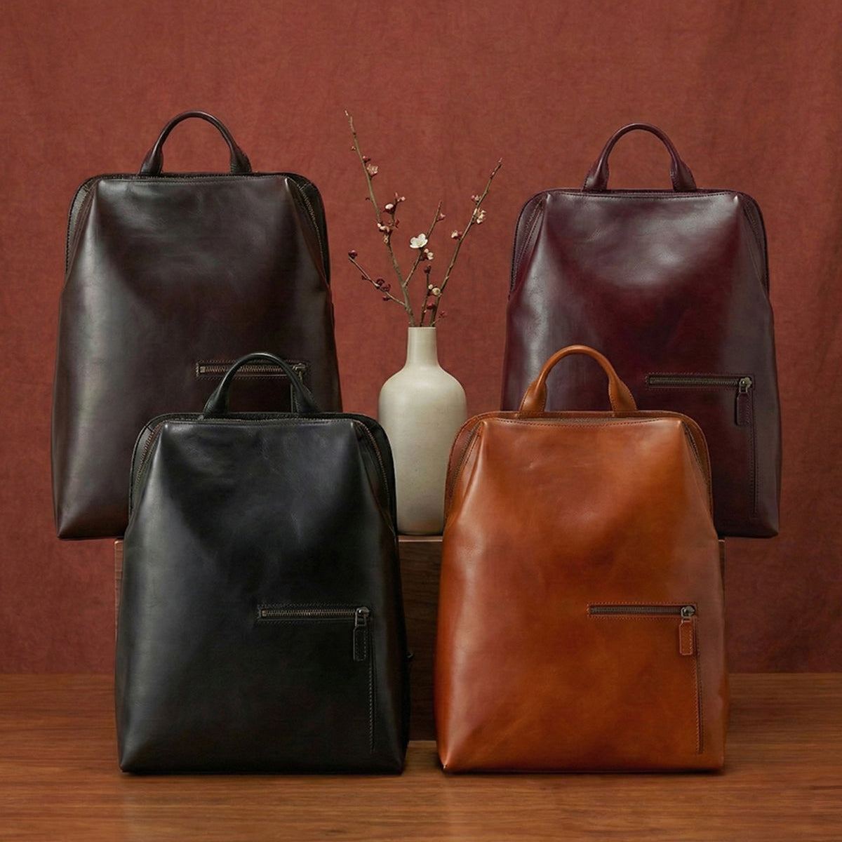 Antique Triangle Backpack