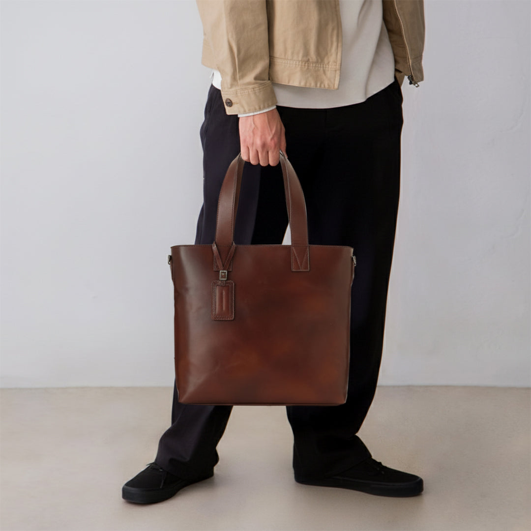 Antique Leather Tote