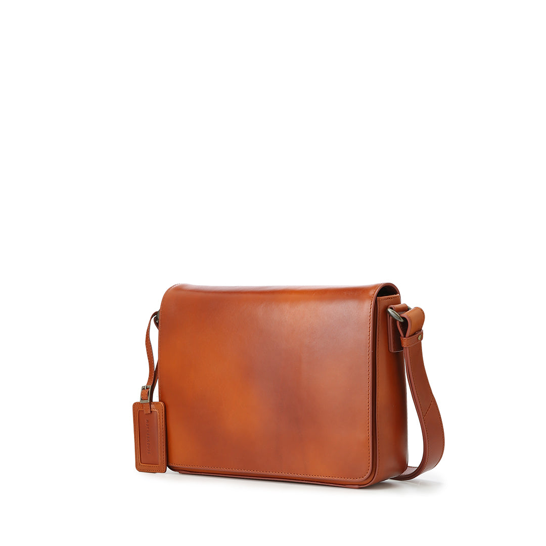 Antique B5 Shoulder | Men's High-Quality Leather Shoulder Bag