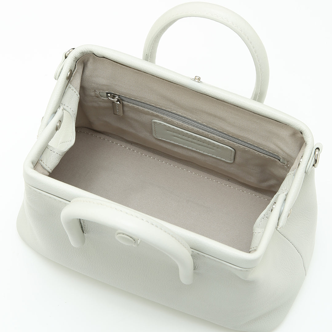 Full Open Mini Boston (RM) | Classic Leather Handbag