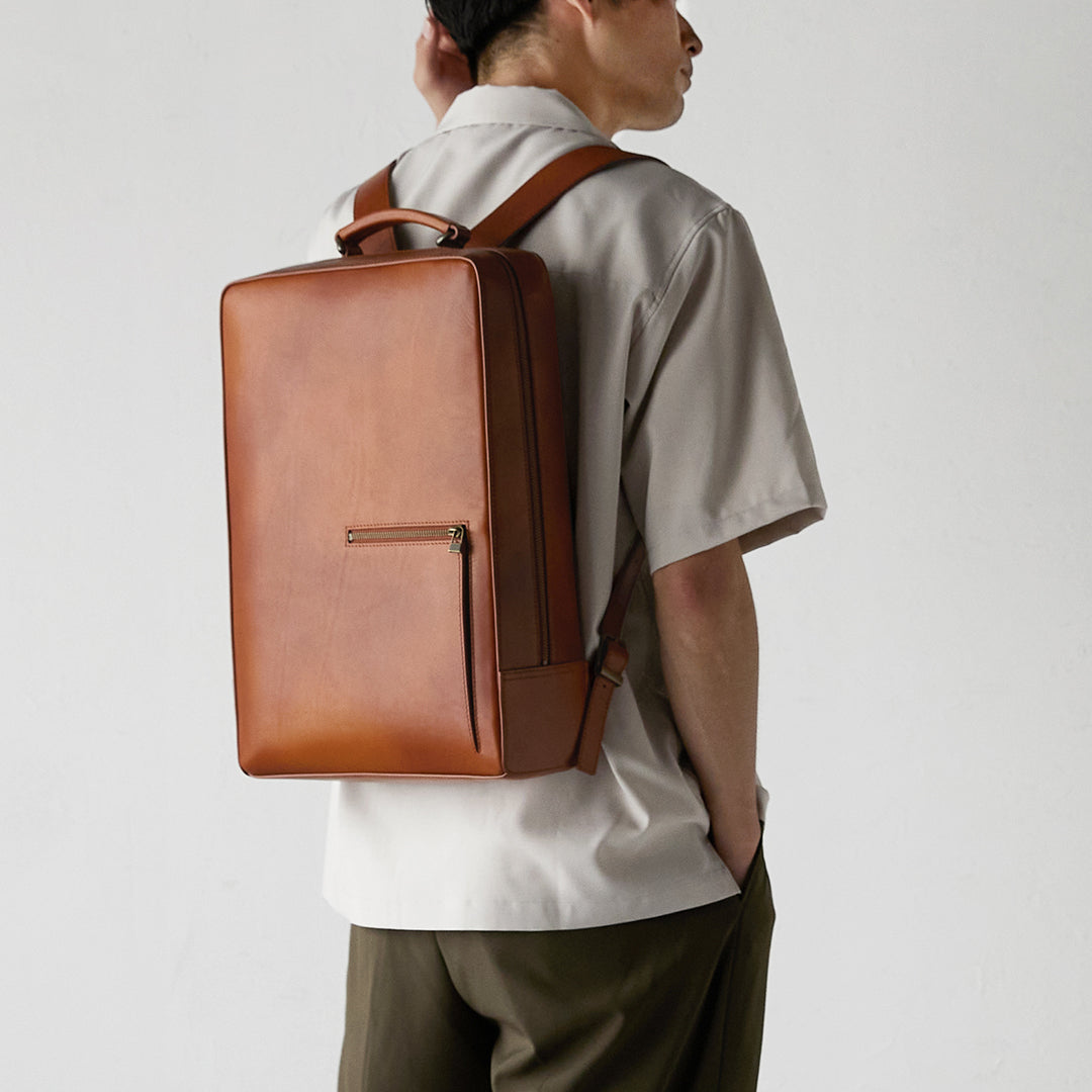 Antique Square Backpack Large