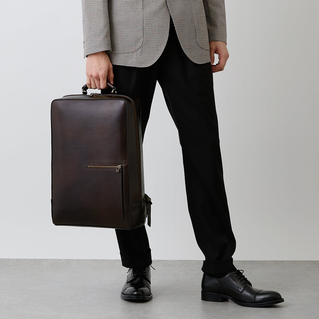 Antique Square Backpack Large