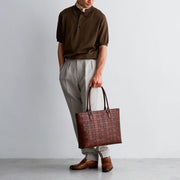 Antique Mesh Slim Tote