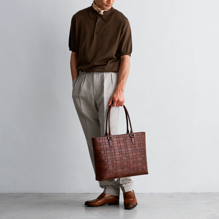 Antique Mesh Slim Tote