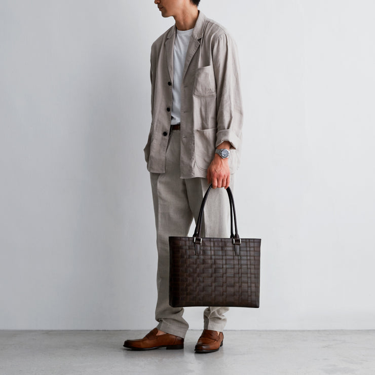 Antique Mesh Slim Tote