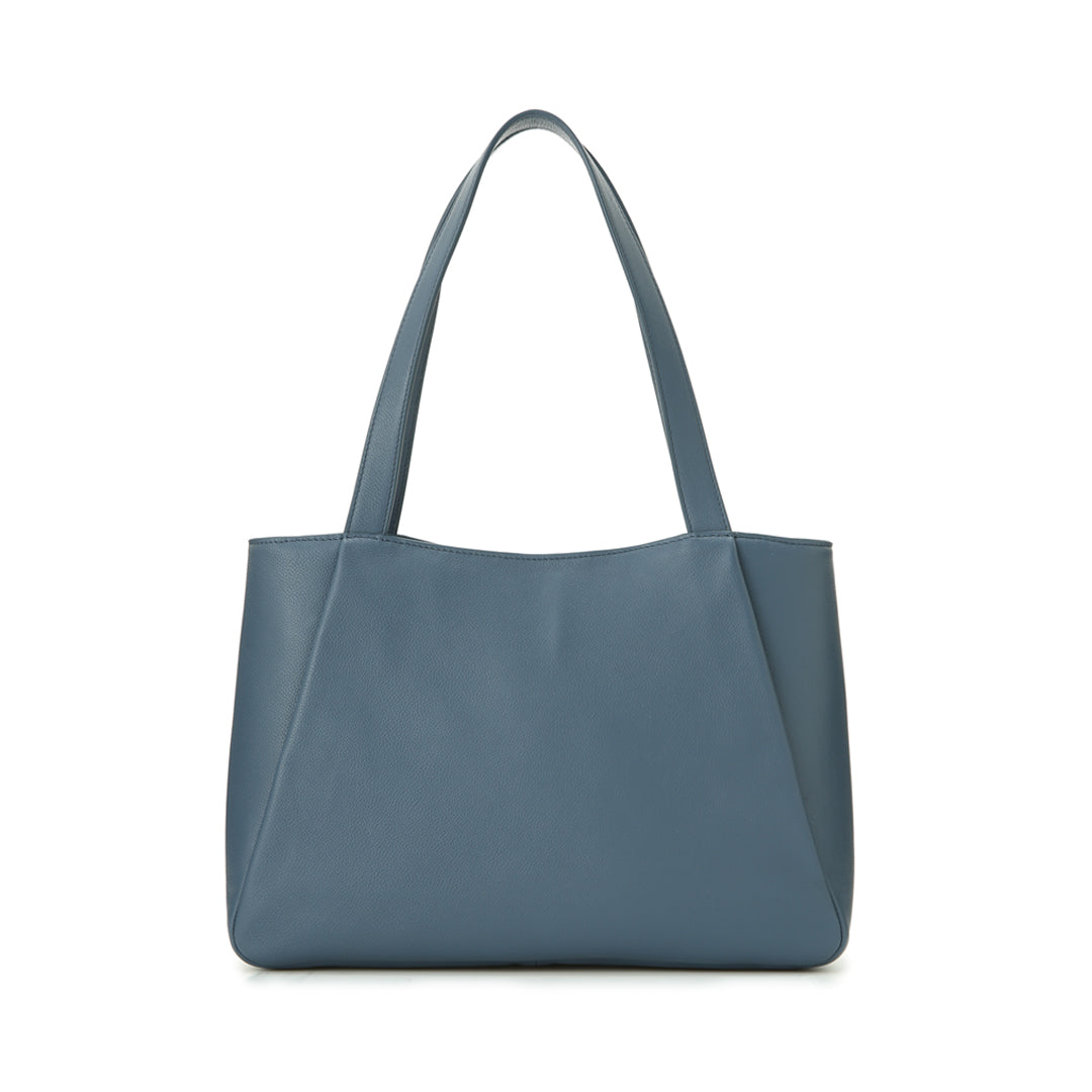 K Angle Tote | Soft Leather Laptop Tote Bag