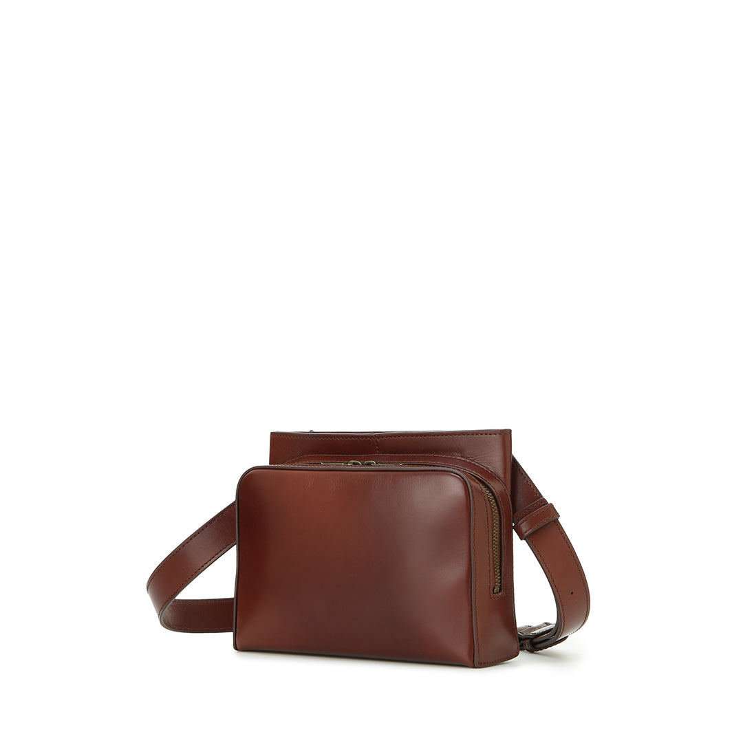 Antique Sora 2-Way Leather Shoulder Bag