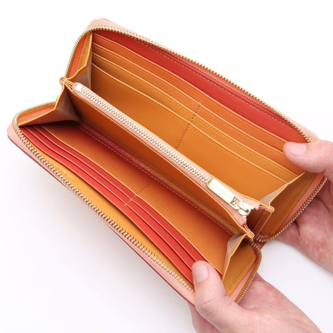 Irodori Round Long Wallet