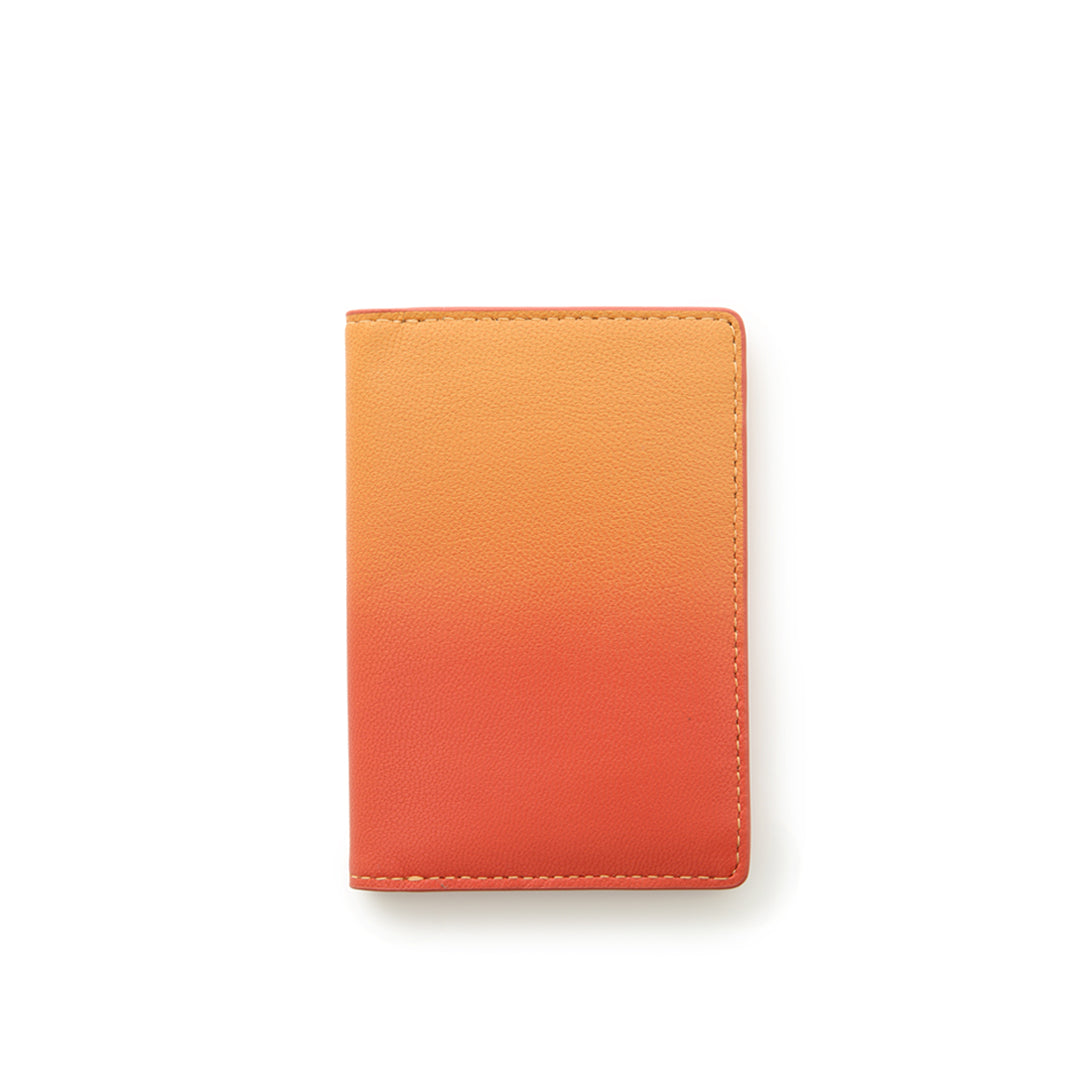 Irodori Leather Card Wallet | Elegant Gradient Design
