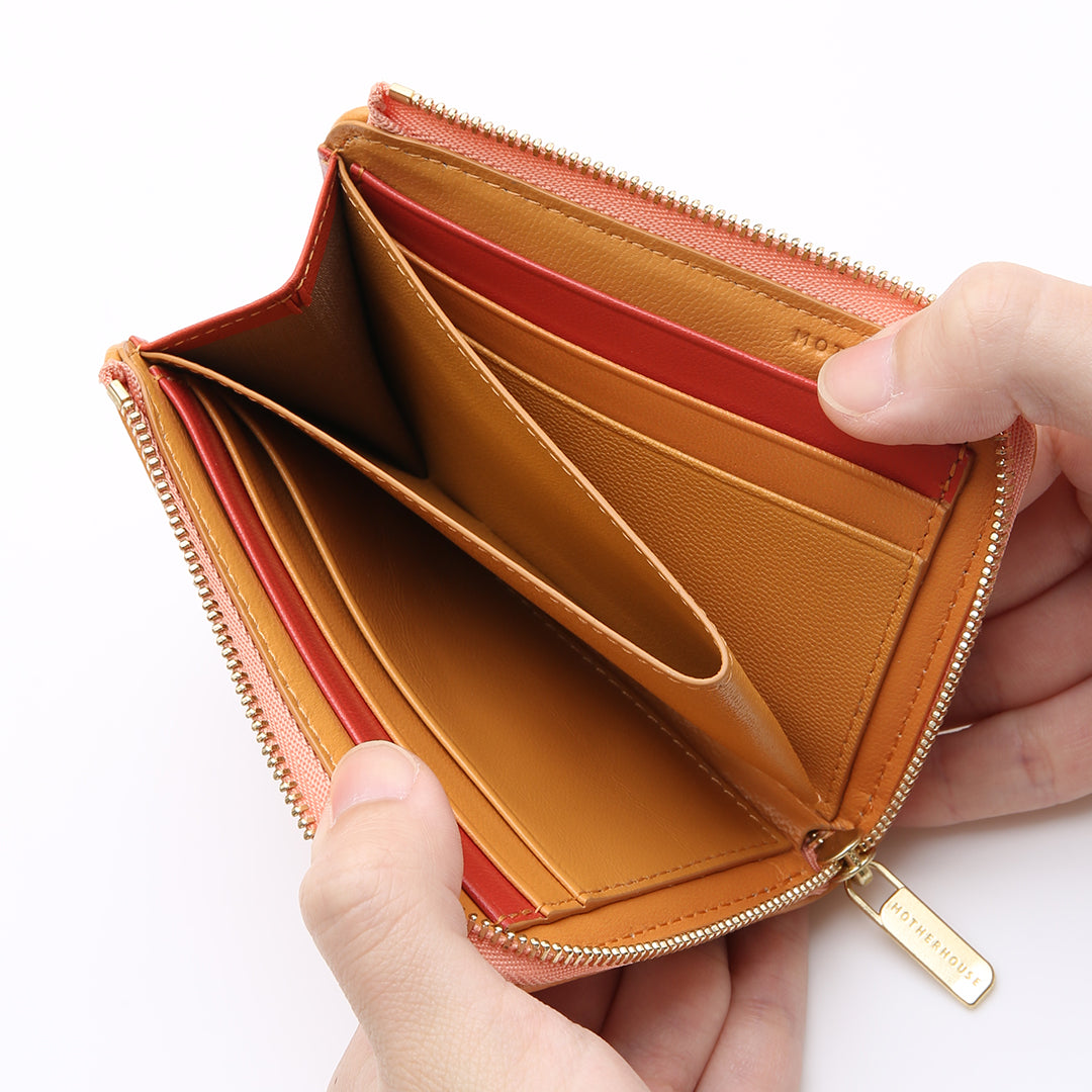 Irodori Mesh L Style Half Wallet