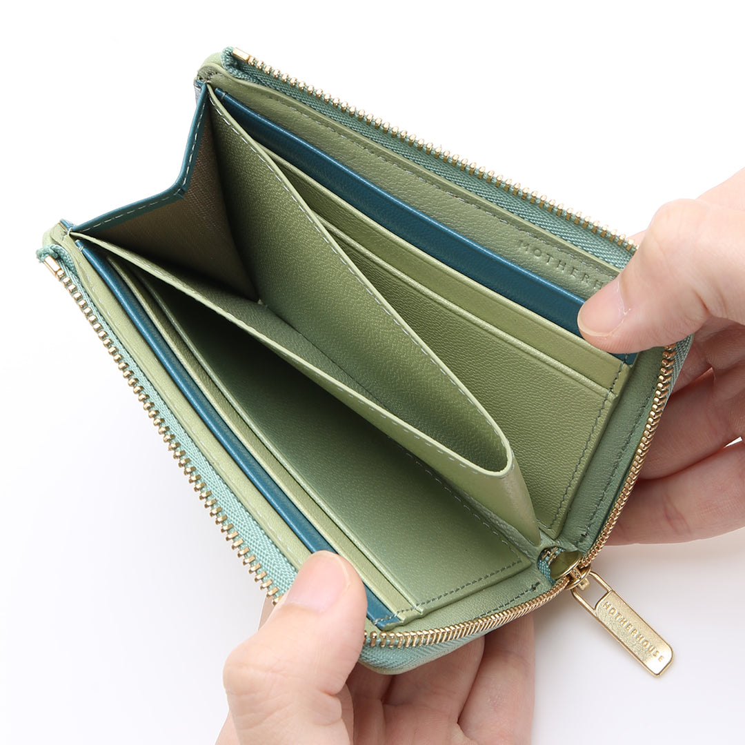 Irodori Mesh L Style Half Wallet