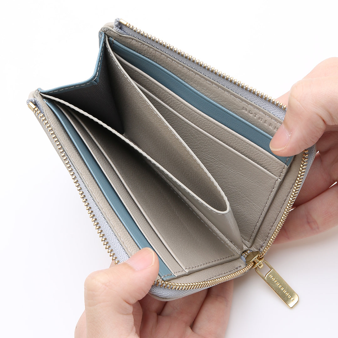 Irodori Mesh L Style Half Wallet