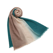 Tricolor Cashmere Stole