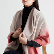 Tricolor Cashmere Stole