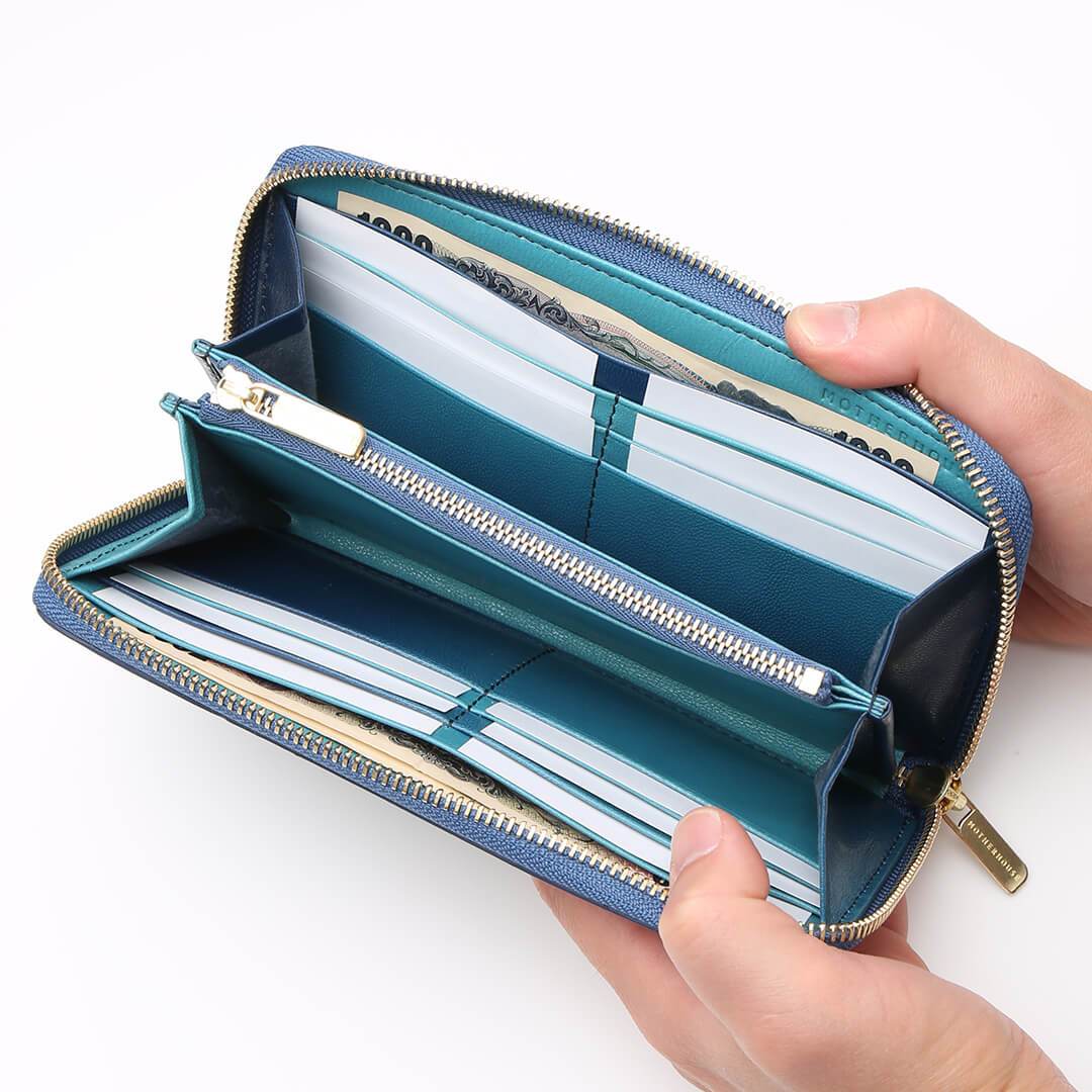 Irodori Round Long Wallet