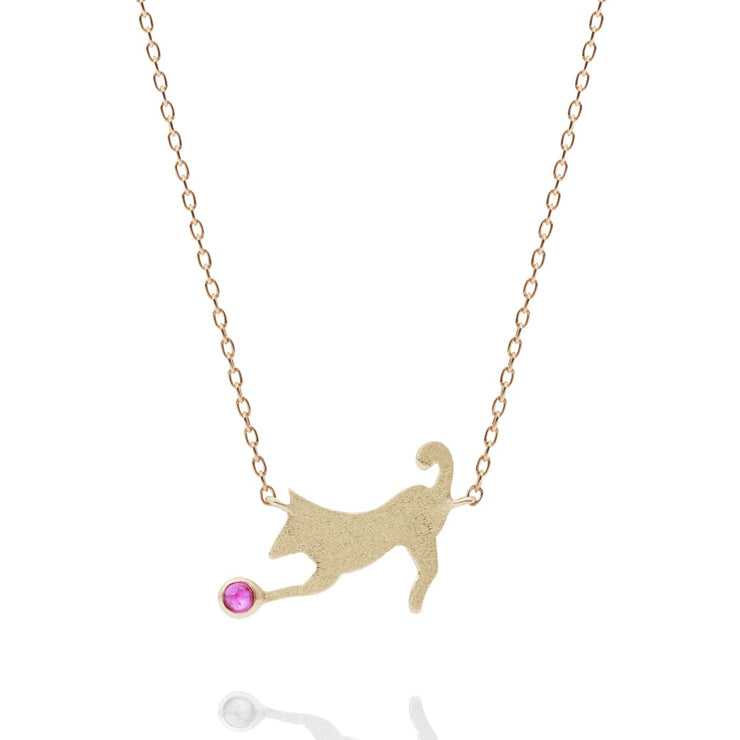 With heart(dog) Necklace