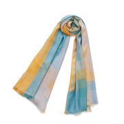 Block Check Silk Stole