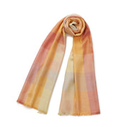 Block Check Silk Stole