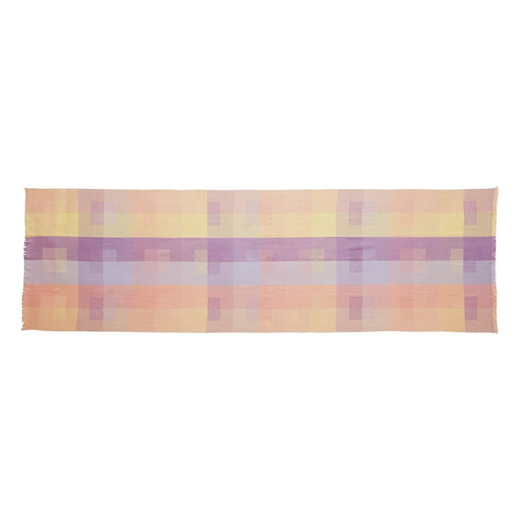 Block Check Silk Stole