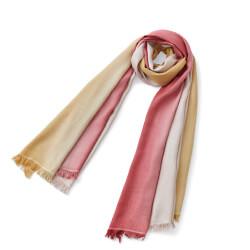 Tricolor Fine Silk Stole